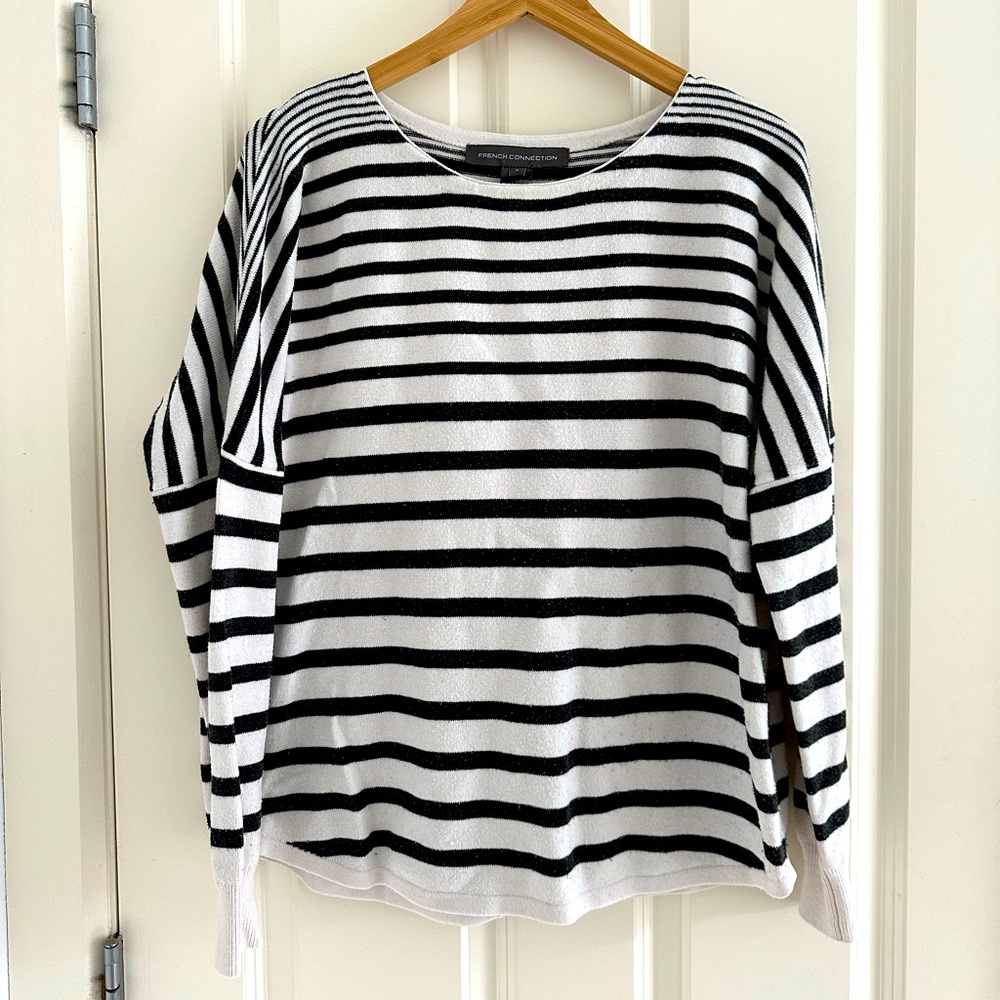 French Connection size small striped sweater